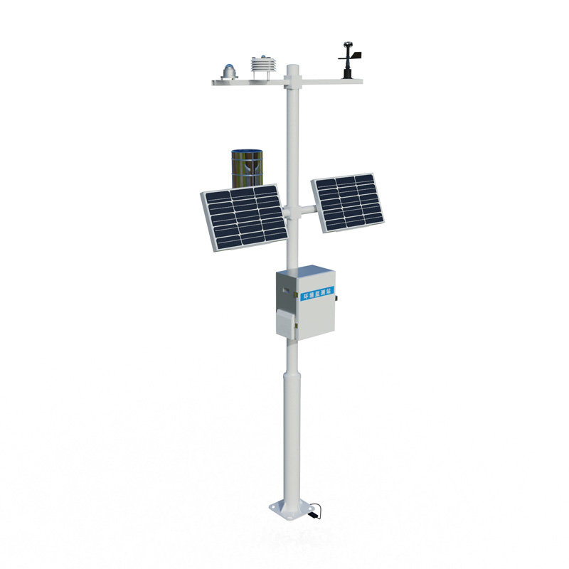 氣象監測系統由傳感器采集器太陽能供電立桿支架云平臺五部分組成